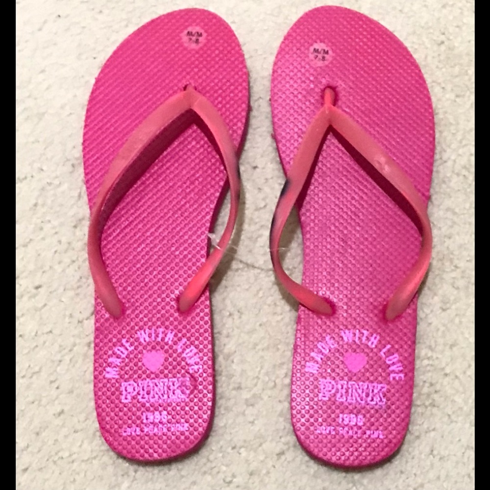 🆕🔥RARE/HTF PINK BY VS VERY CUTE MADE W/LOVE-PINK 1986 DOG LOGO ON EACH STRAP - Picture 3 of 8
